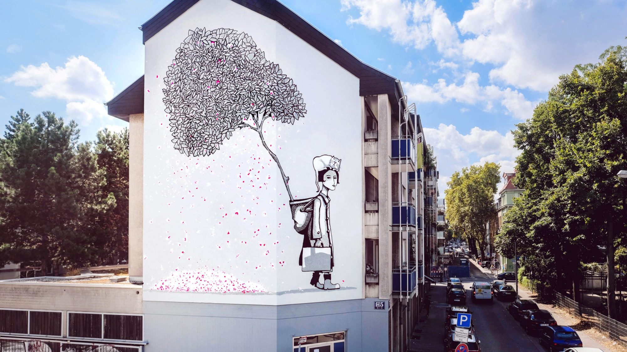 Stadt Wand Kunst 5 Mannheim murales arte urbano intervenciones urbanas arquitectura