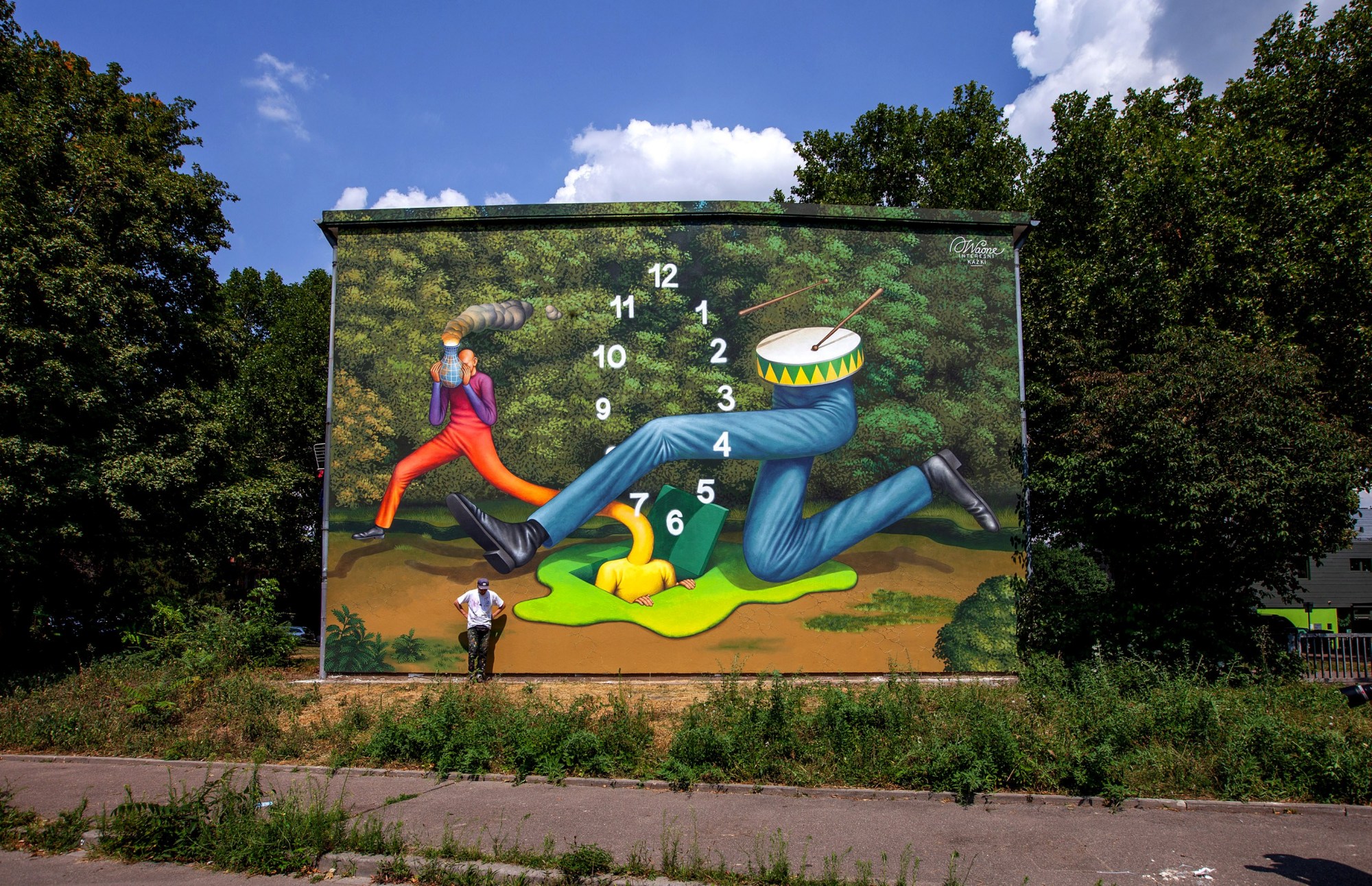Stadt Wand Kunst 7 Mannheim murales arte urbano intervenciones urbanas arquitectura