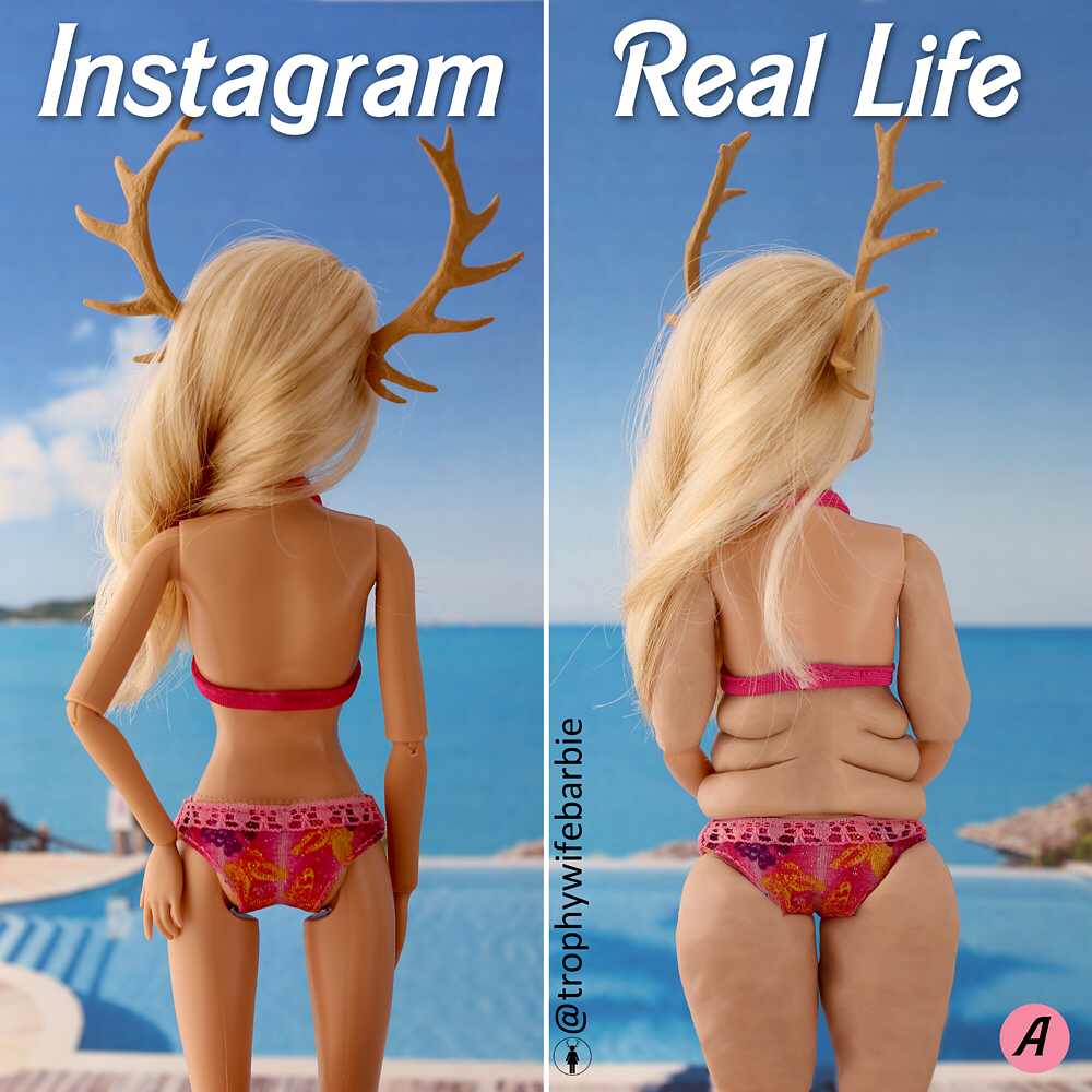Trophy Wife Barbie 13 Annelies Hofmeyr humor ironia juguete Barbie Instagram