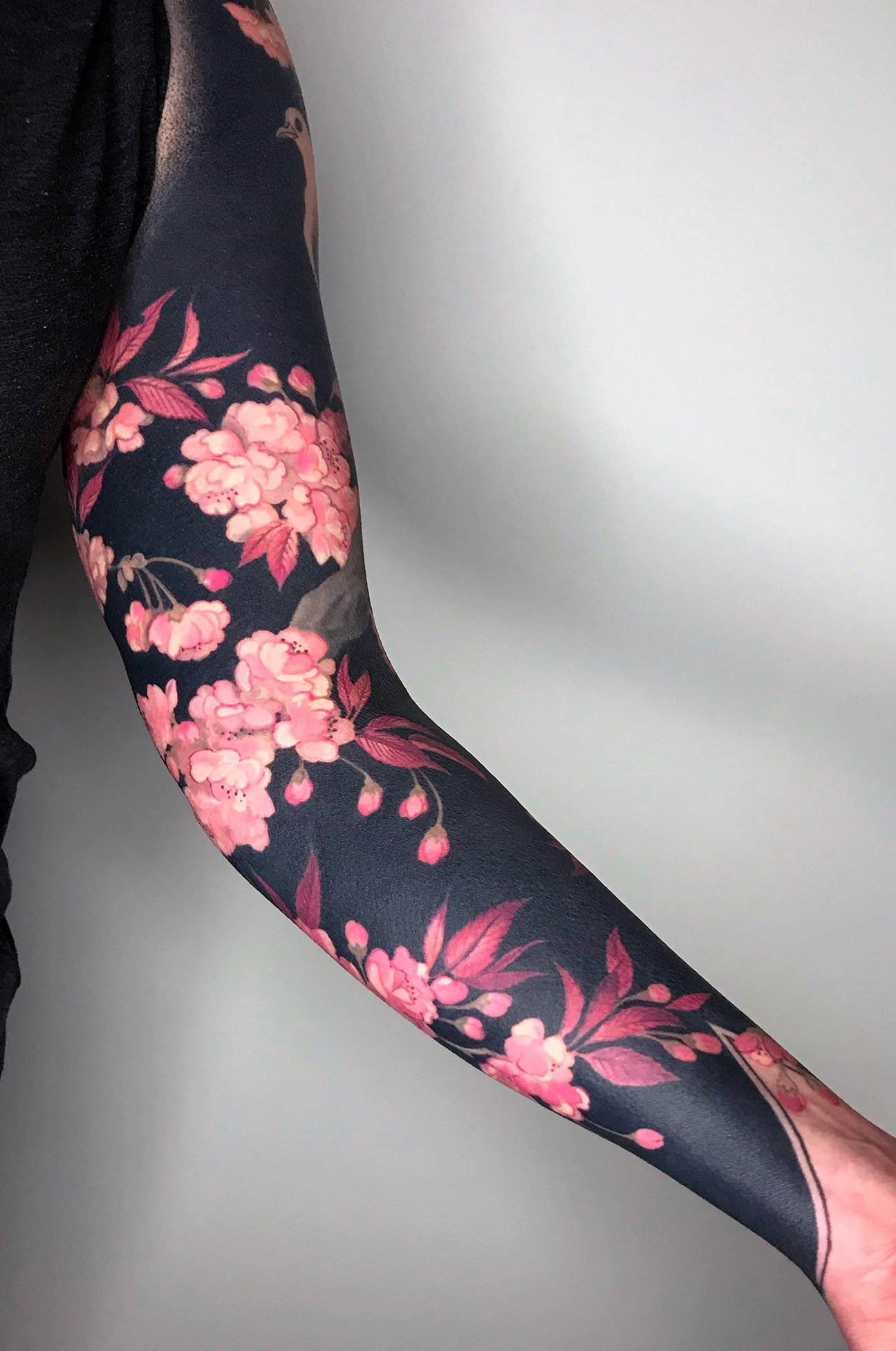 Esther Garcia 1 tatto tatuaje flore flower arte botanica