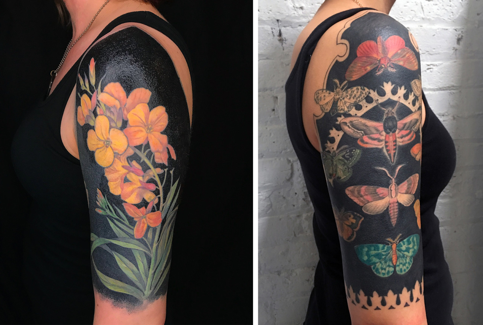 Esther Garcia 4 tatto tatuaje flore flower arte botanica