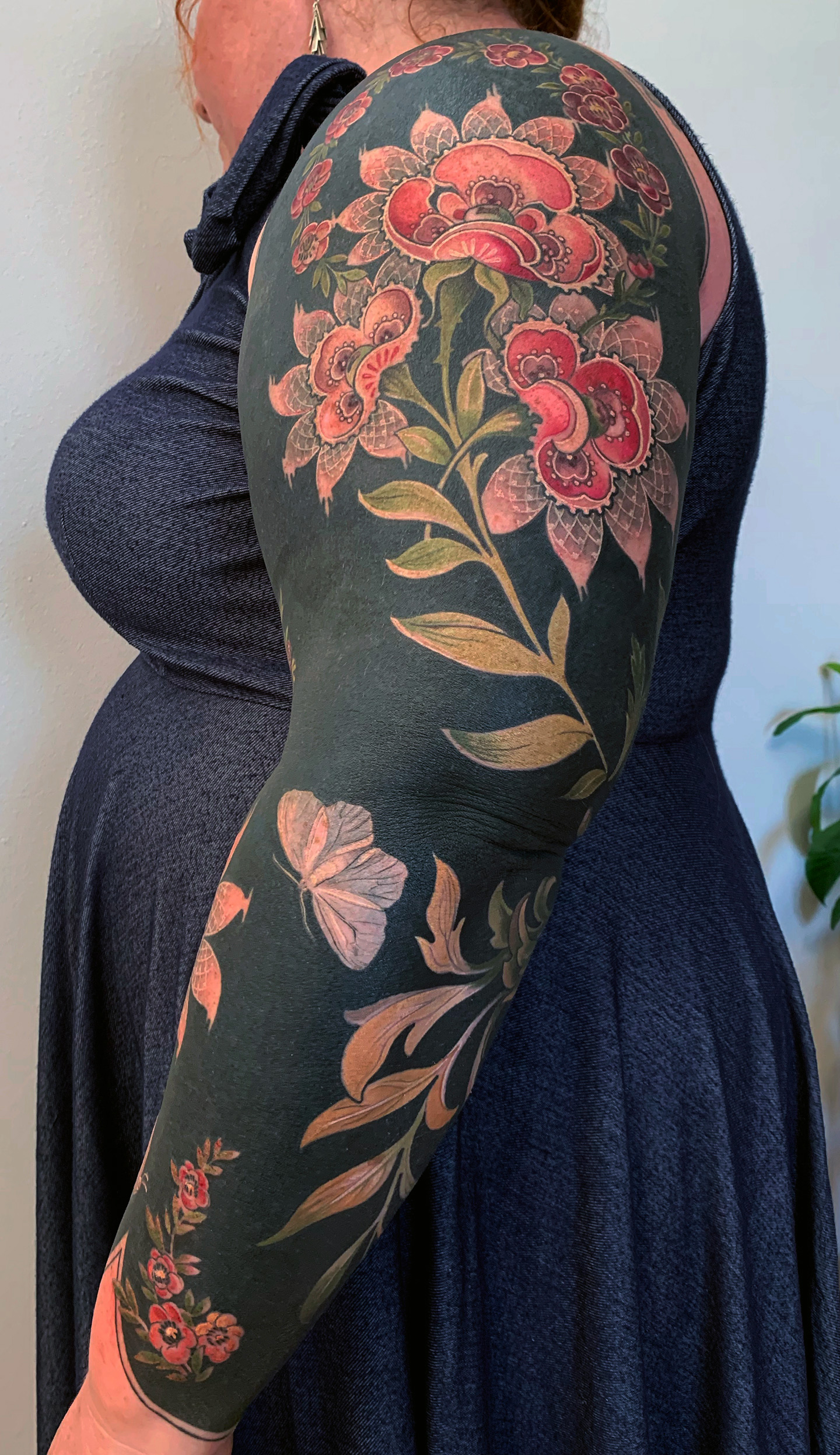 Esther Garcia 9 tatto tatuaje flore flower arte botanica