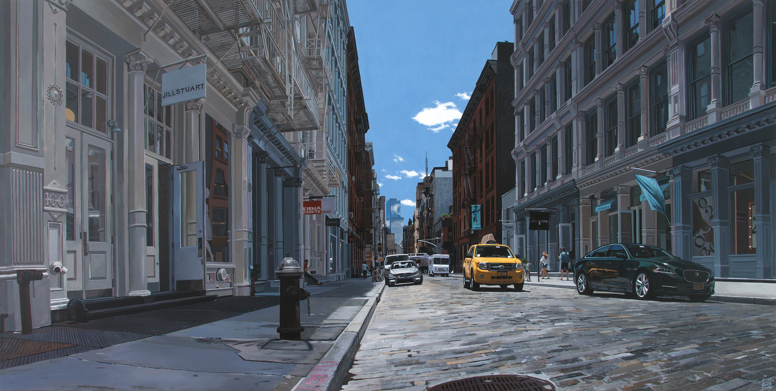Pintura hiperrealista del pintor Luis Pérez