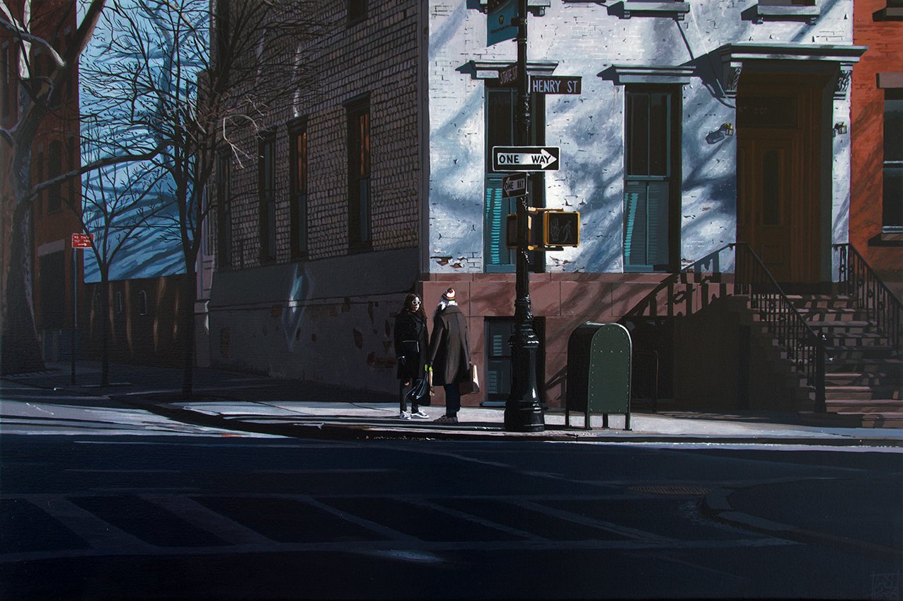 Pintura hiperrealista del pintor Luis Pérez