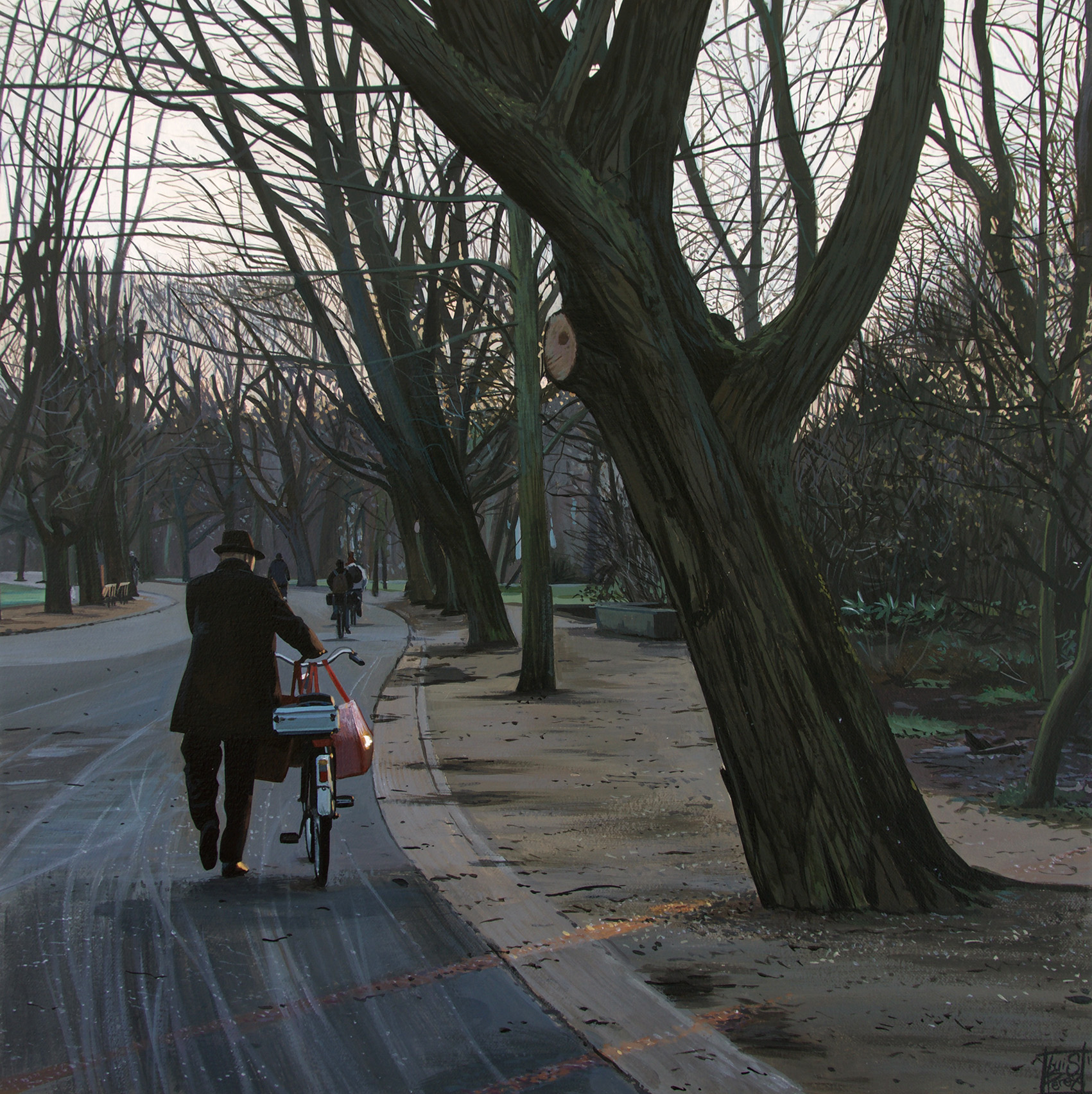 Pintura hiperrealista del pintor Luis Pérez