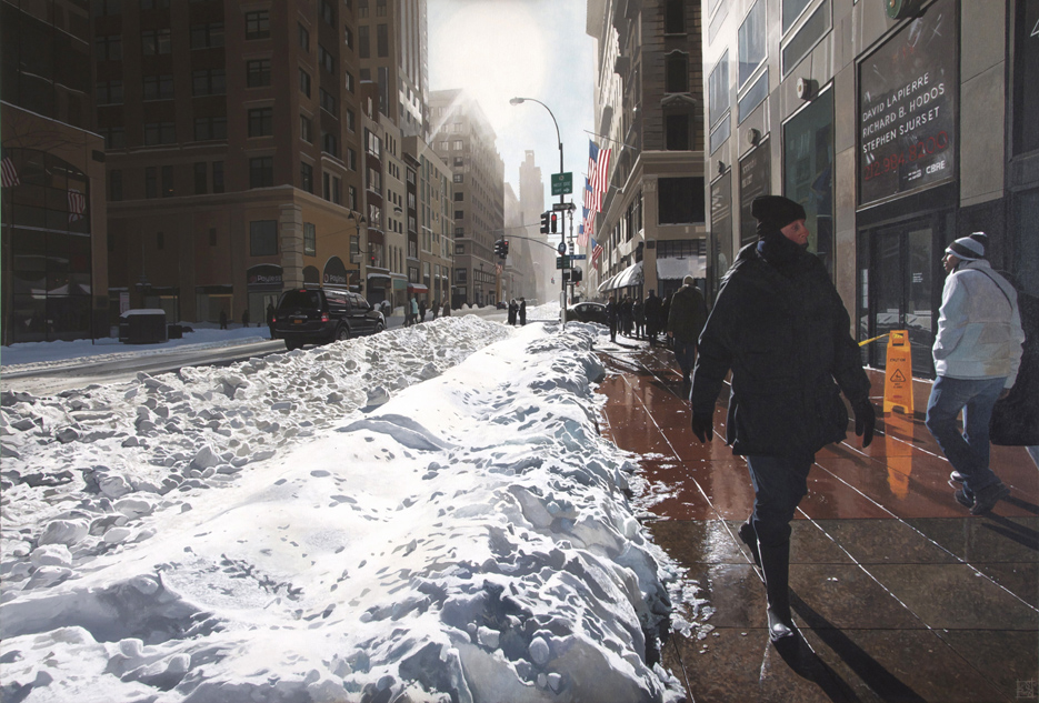Pintura hiperrealista del pintor Luis Pérez