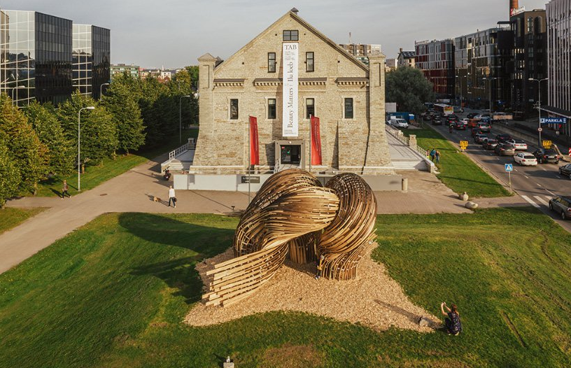 Steampunk Pavilion 1 arquitectura vanguardismo escultura instalacion madera