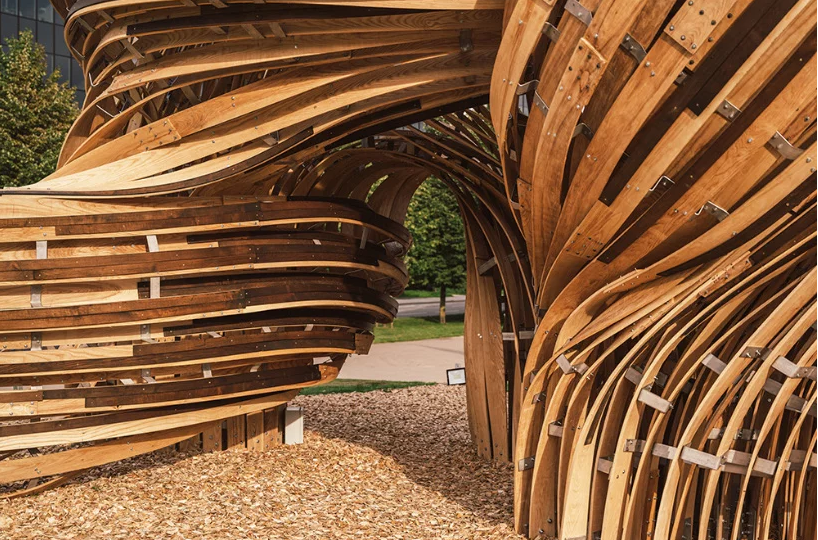 Steampunk Pavilion 3 arquitectura vanguardismo escultura instalacion madera