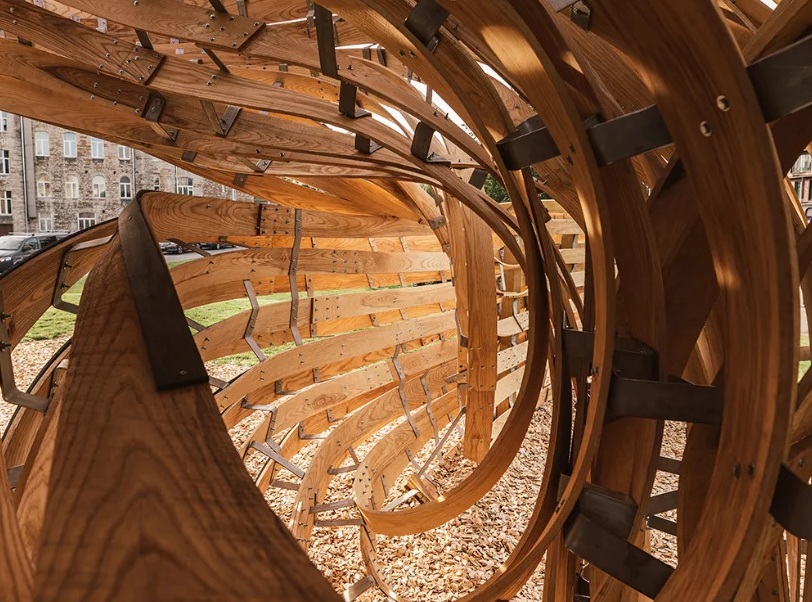 Steampunk Pavilion 5 arquitectura vanguardismo escultura instalacion madera