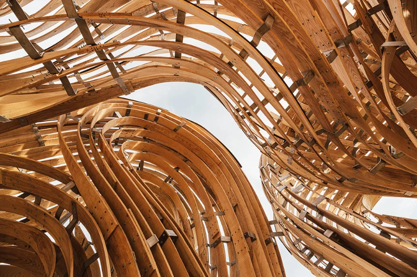 Steampunk Pavilion 6 arquitectura vanguardismo escultura instalacion madera