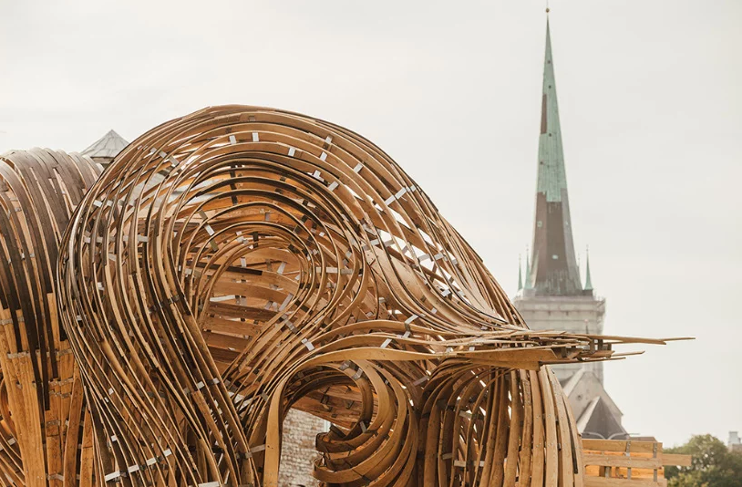 Steampunk Pavilion 7 arquitectura vanguardismo escultura instalacion madera