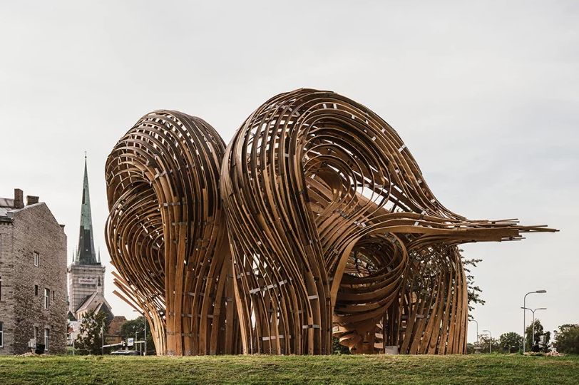 Steampunk Pavilion 8 arquitectura vanguardismo escultura instalacion madera