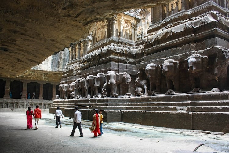Templo de Kailasa 7 Ellora arquitectura folclore historia del arte Patrimonio de la Humanidad