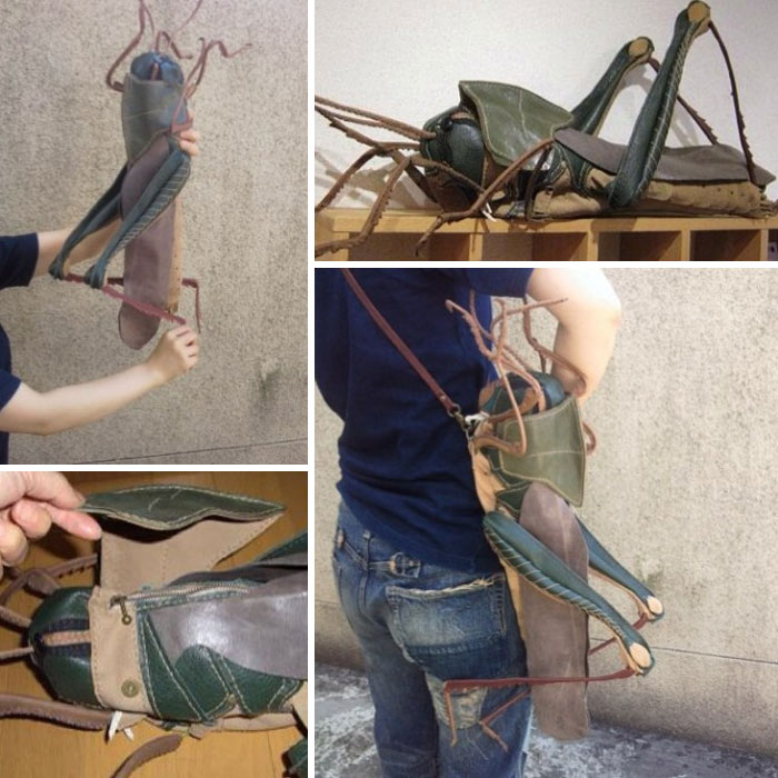 Amanojaku de Hesomagari 6 diseño insectos moda animales complementos