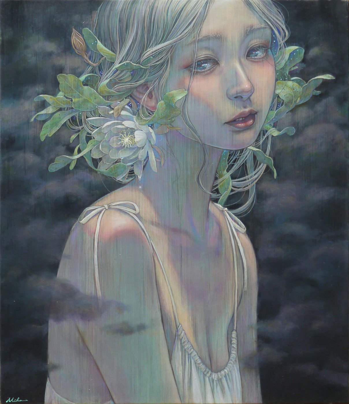 Miho Hirano retratos oleo onirismo 3