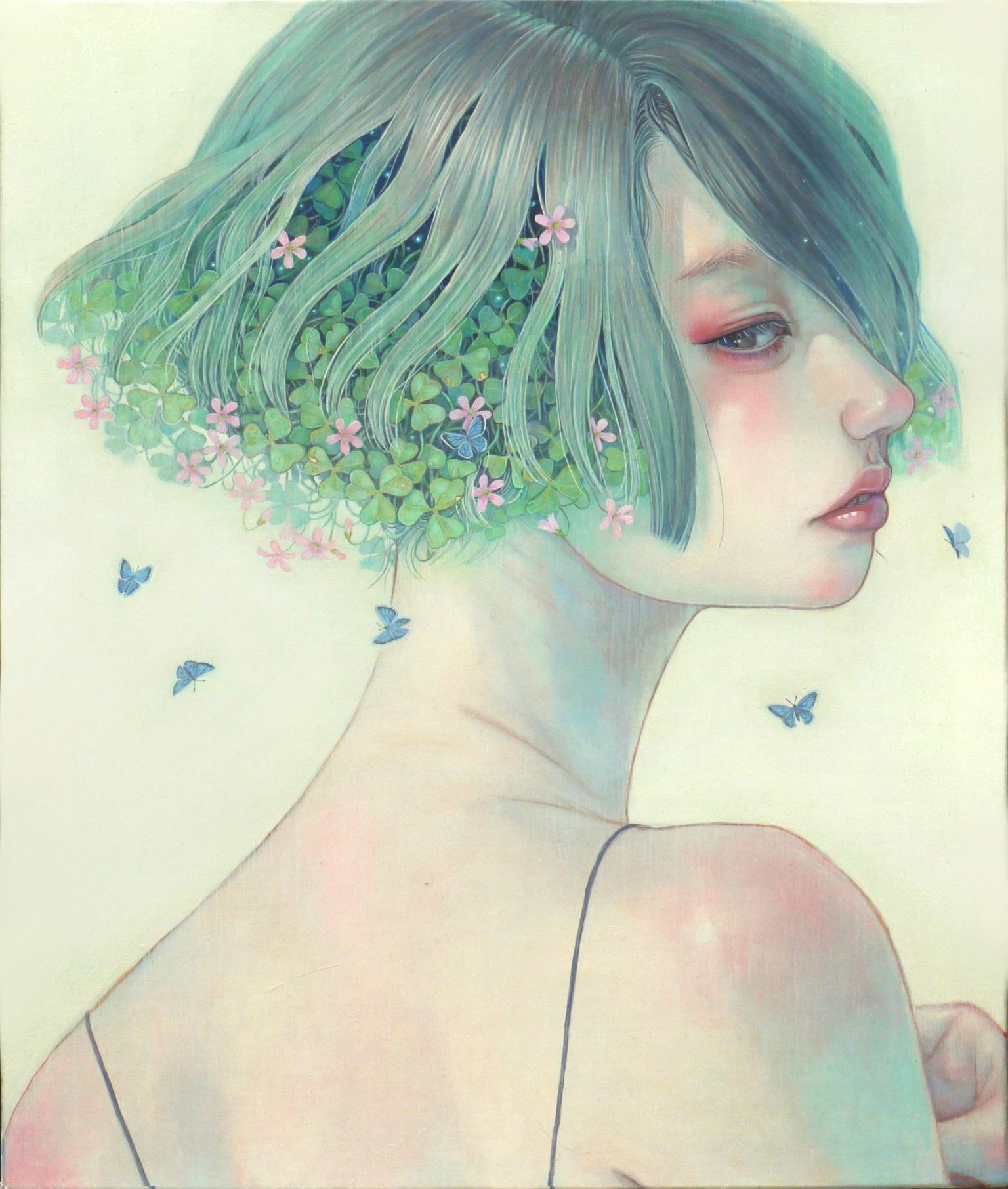 Miho Hirano retratos oleo onirismo 6