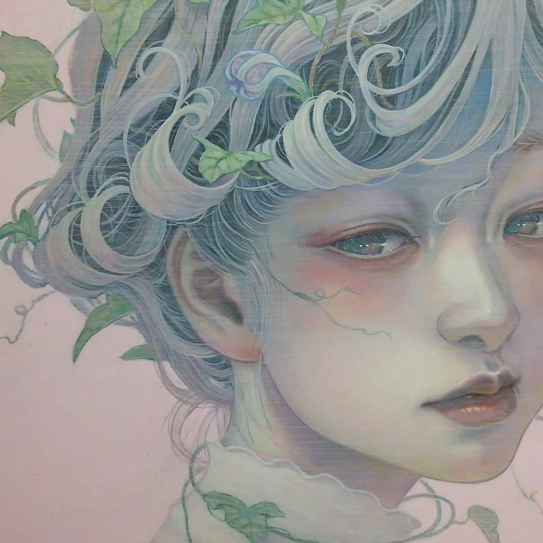 Miho Hirano retratos oleo onirismo 7
