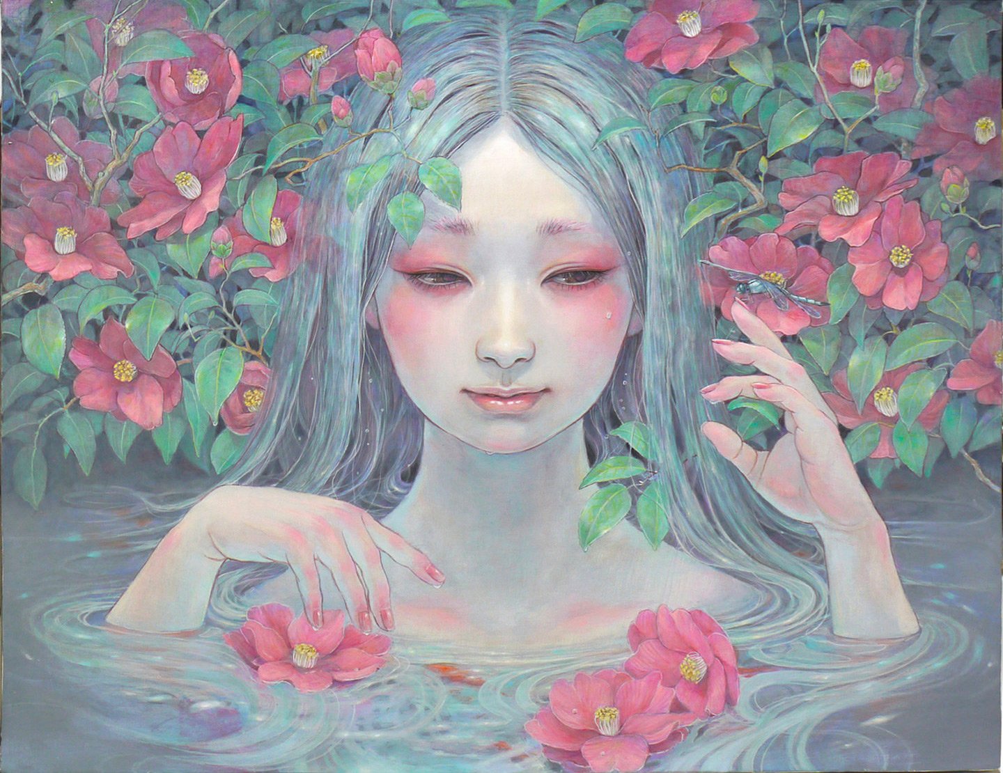 Miho Hirano retratos oleo onirismo 8