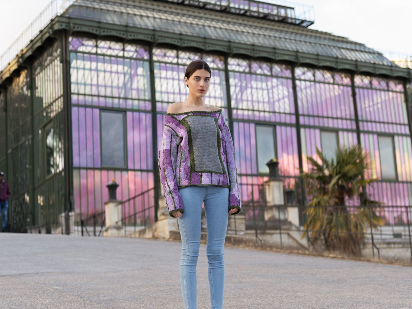 Nina Dodd Joseph Ford 7 Knitted Camouflage Invisible Jumpers moda diseño humor