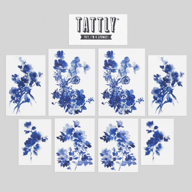 Tattly 4 tatto tatuaje flores moda tendecia