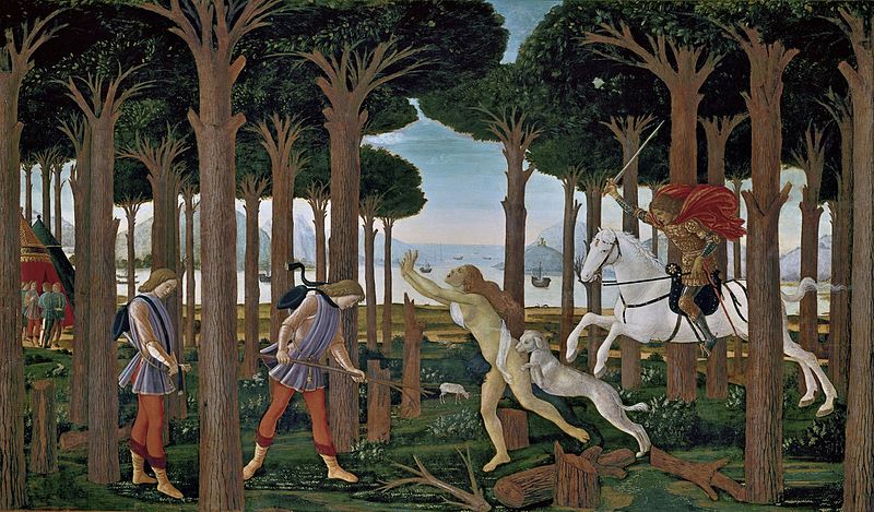 La historia de Nastagio degli Onesti.