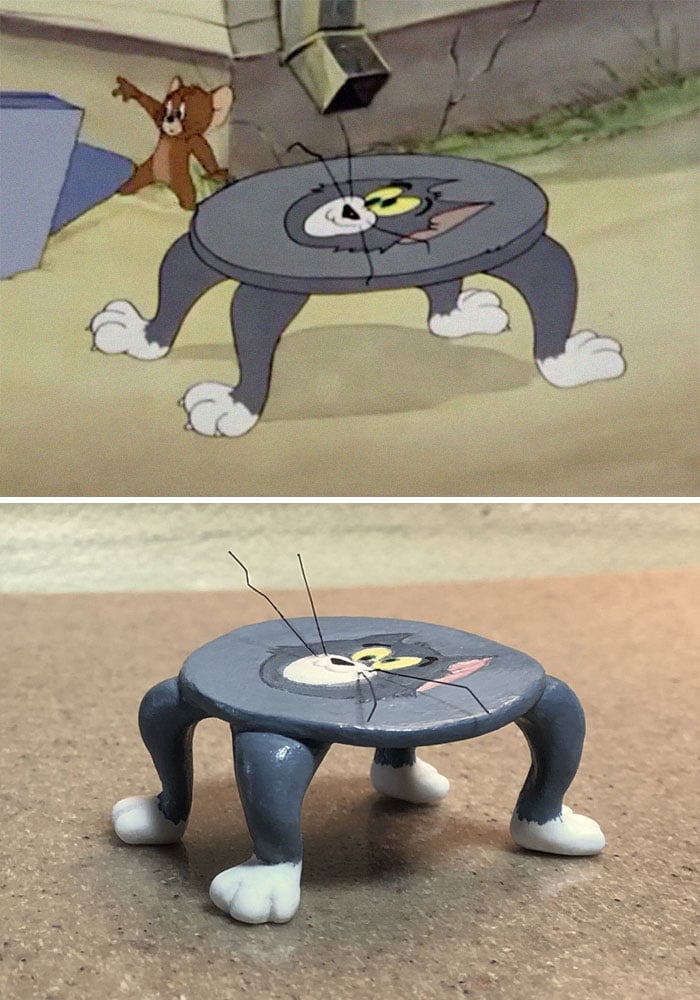 Absurdas esculturas inspiradas en los momentos mas divertidos de Tom y Jerry 6