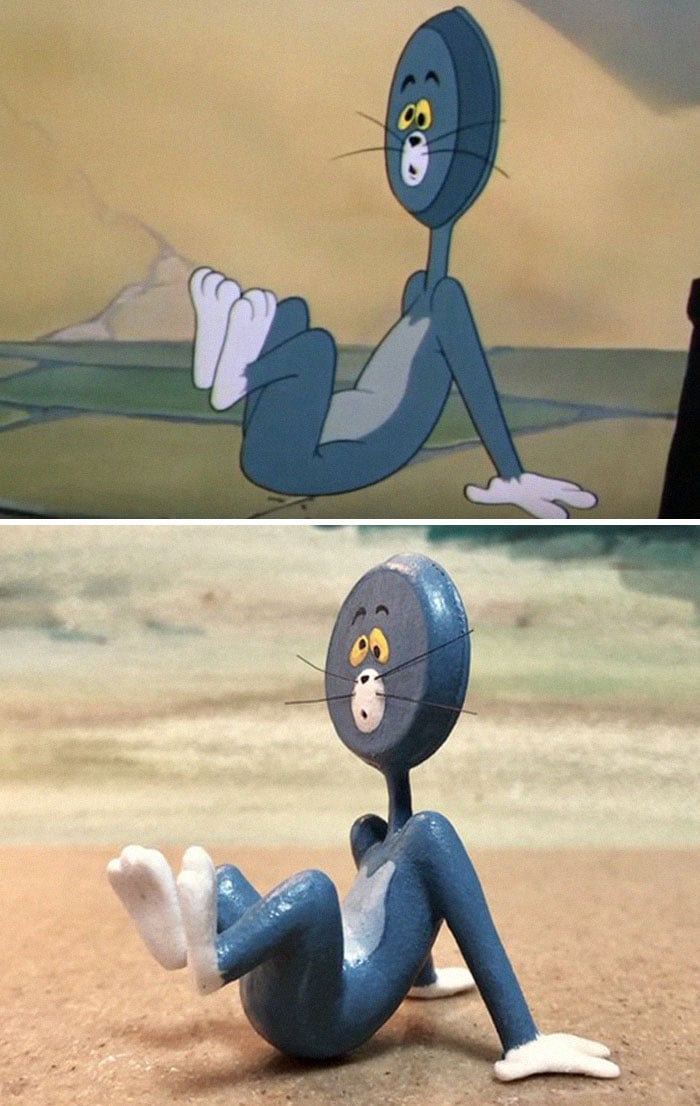 Absurdas esculturas inspiradas en los momentos mas divertidos de Tom y Jerry 9