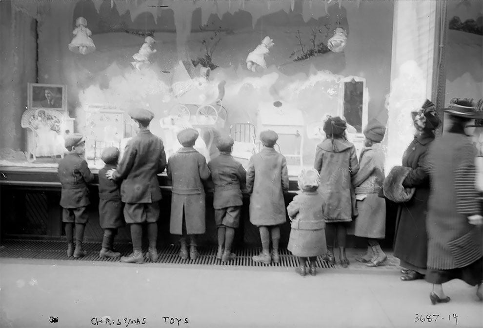 Estas fotografias del Nueva York de 1910 en Navidad producen nostalgia de lo no vivido 12