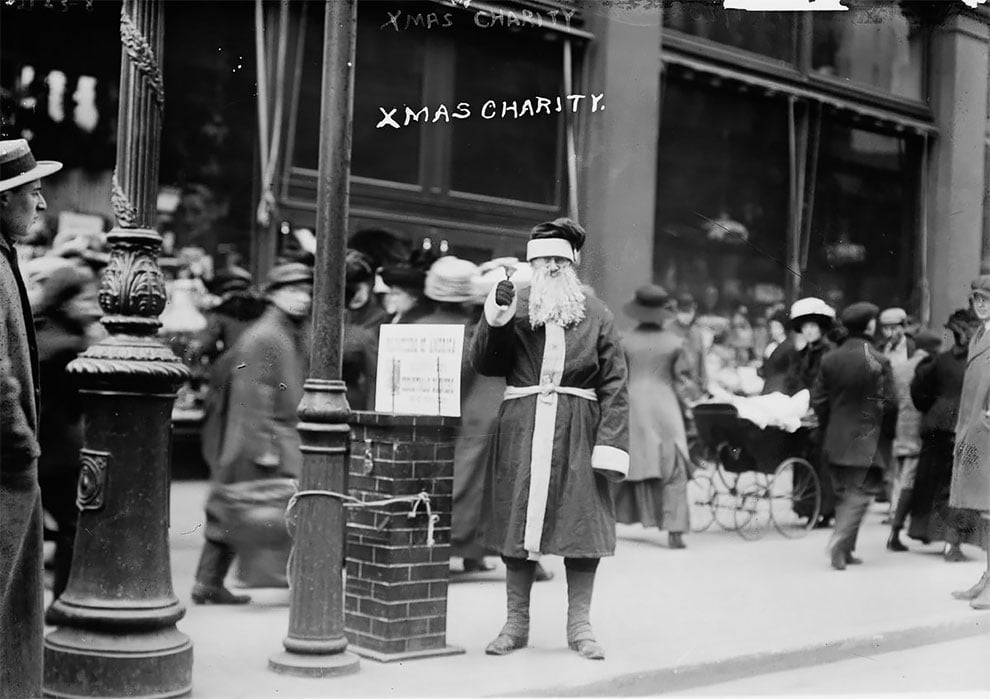 Estas fotografias del Nueva York de 1910 en Navidad producen nostalgia de lo no vivido 6