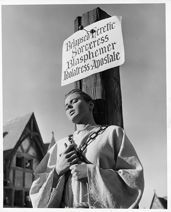 Ingrid Bergman como Juana de Arco22
