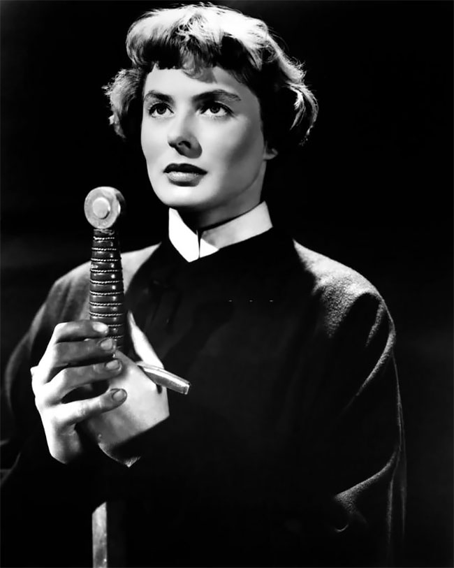 Ingrid Bergman como Juana de Arco8