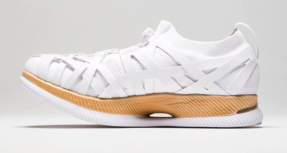 Kengo Kuma y ASICS hacen unas zapatillas que mezclan tradición japonesa arquitectura y bambú