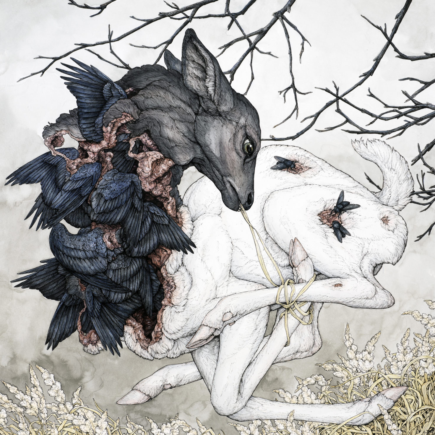 Mitologia fabulas y naturalezas muertas en las alucinantes ilustraciones de Lauren Marx 5