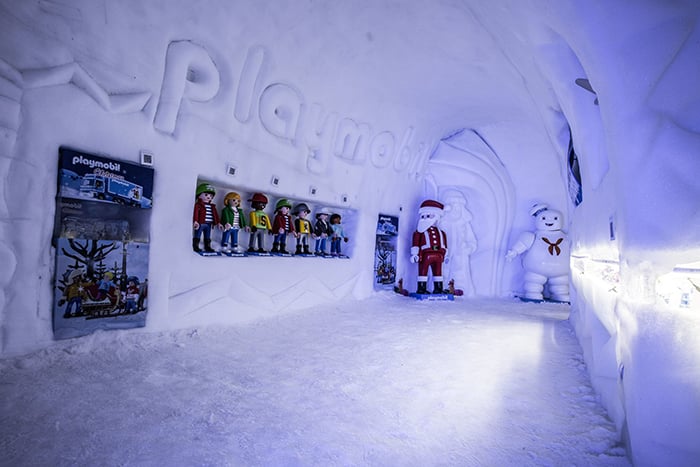 Se construye en Polonia el laberinto de nieve más grande del mundo 6