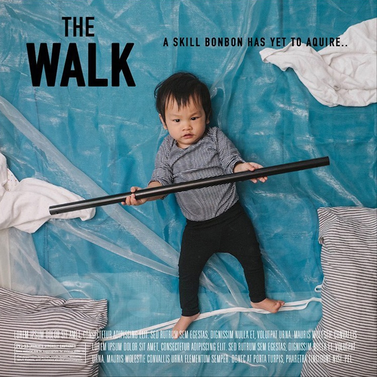 Unos padres muy frikis convierten a su bebe en el protagonista de varios posters de película 5