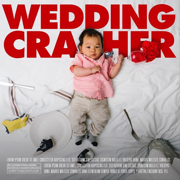 Unos padres muy frikis convierten a su bebe en el protagonista de varios posters de película 7