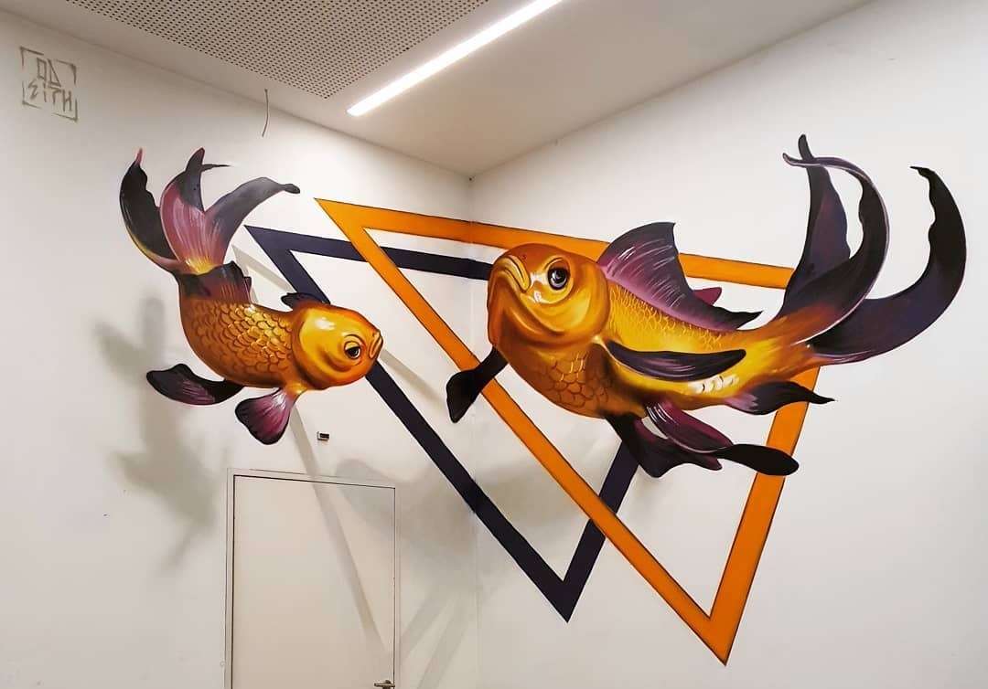 El artista urbano Odeith lleva los graffitis y los murales tridimensionales a otro nivel