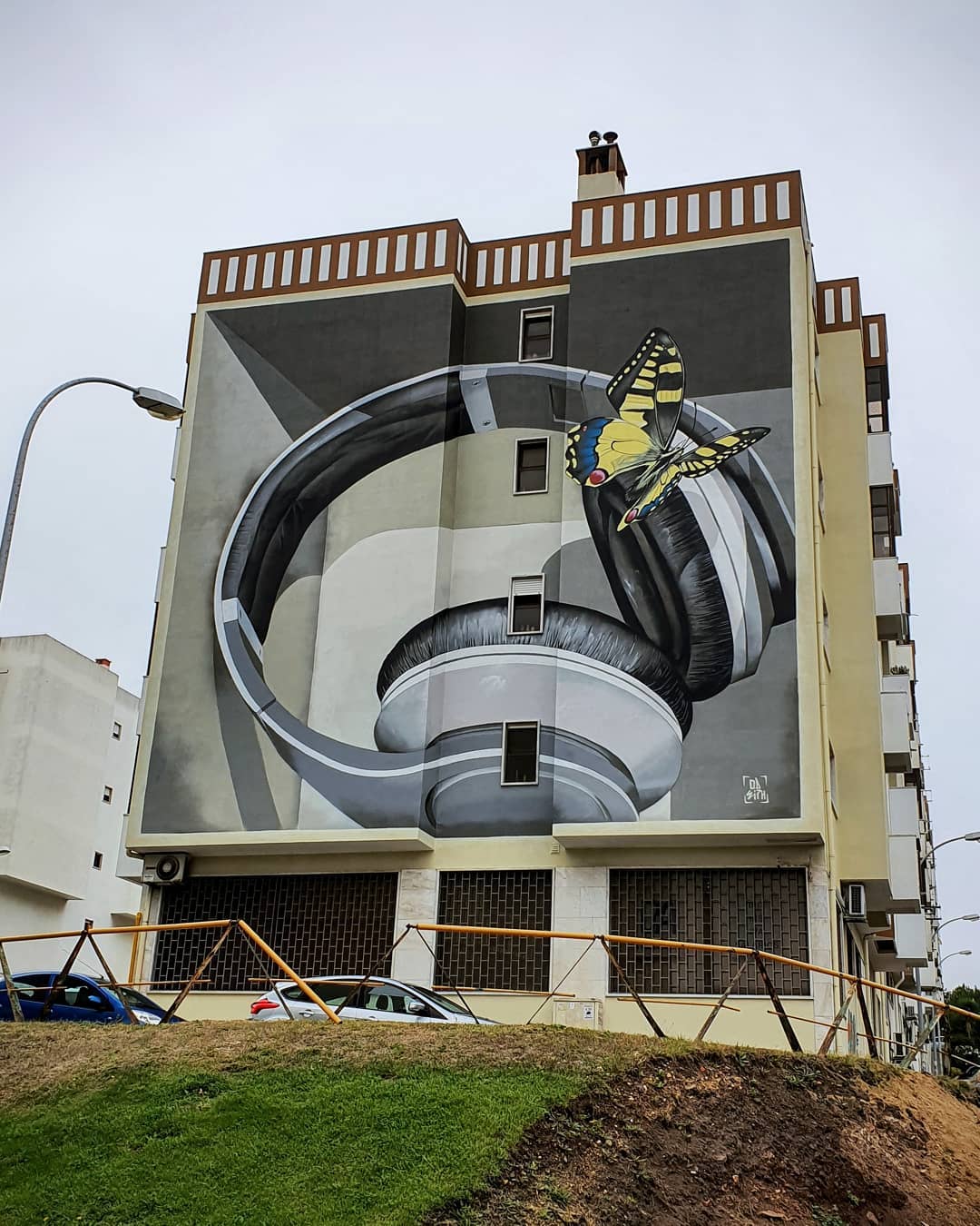 Odeith sigue llevando los graffitis y los murales tridimensionales a otro nivel 2