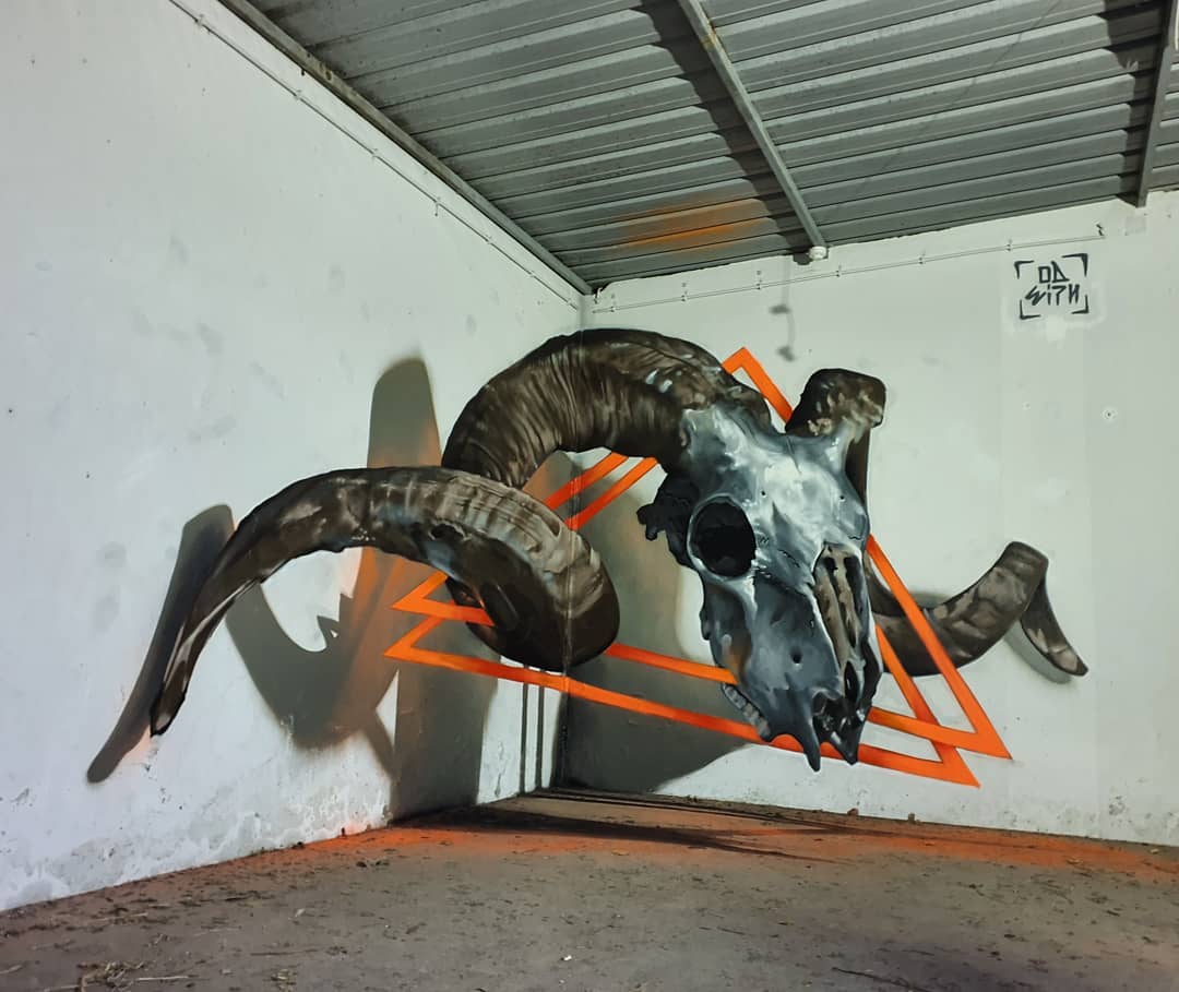 Odeith sigue llevando los graffitis y los murales tridimensionales a otro nivel 5