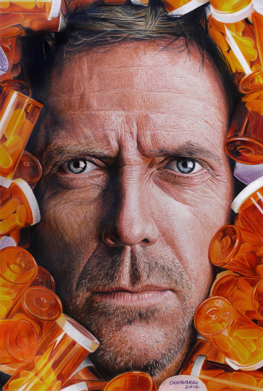 Este ilustrador emplea cerca de 60 horas en cada uno de sus hiperrealistas retratos 2