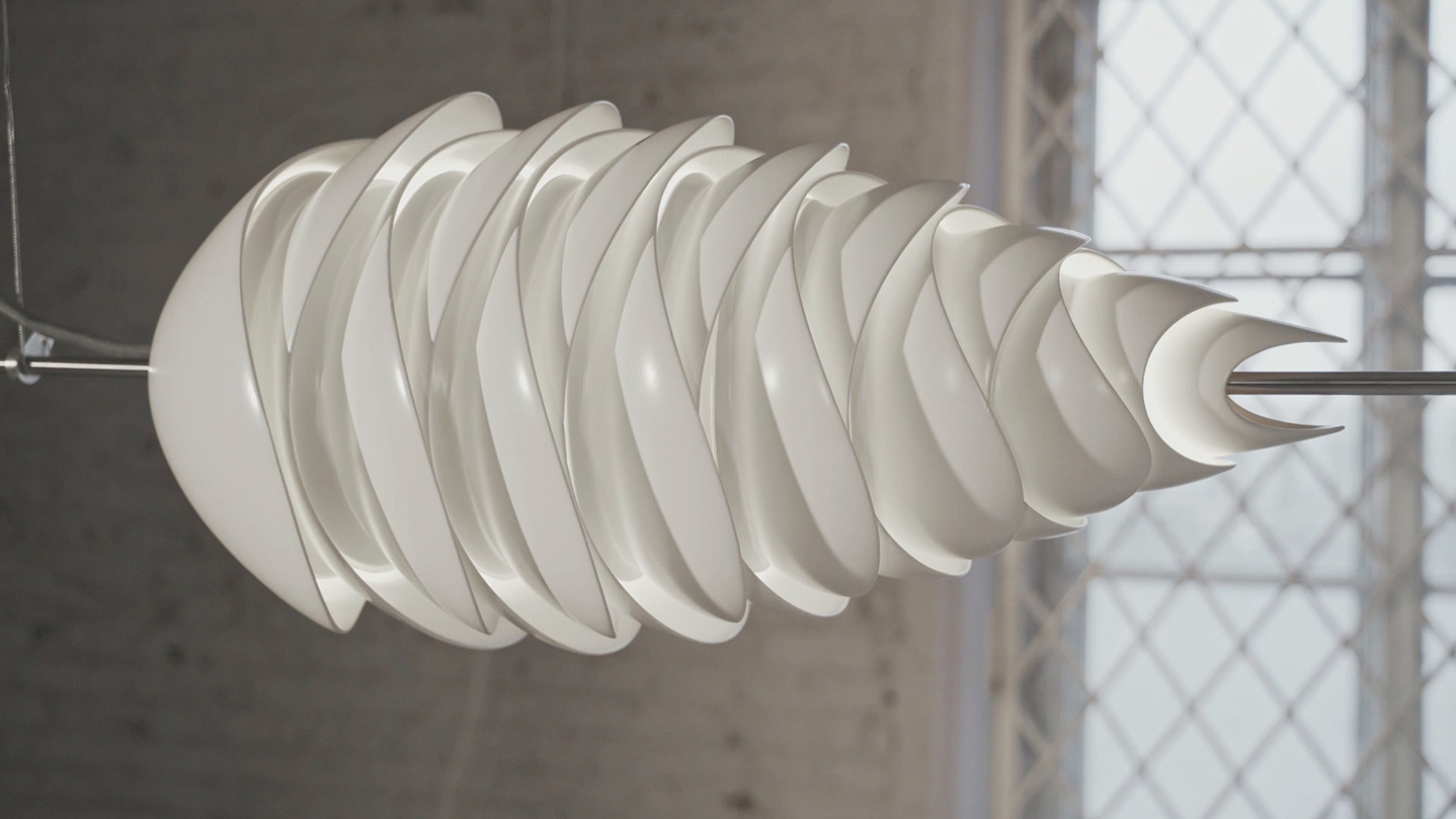Las escultura cineticas de Julia Nizamutdinova se mueven formando ondas infinitas en bucle 2