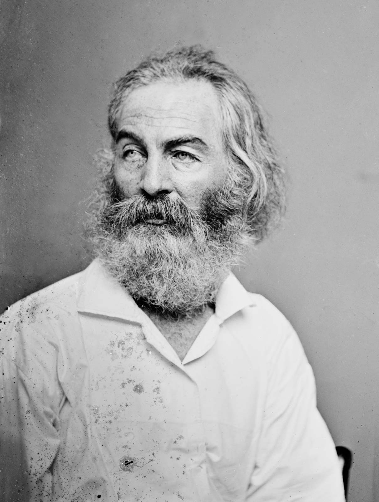 Walt Whitman photograph Mathew Brady