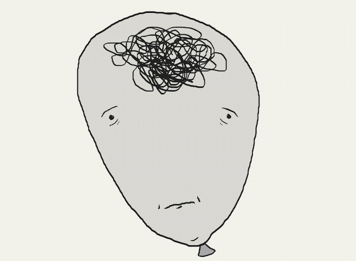 Una serie de ilustraciones sobre los estragos de la salud mental