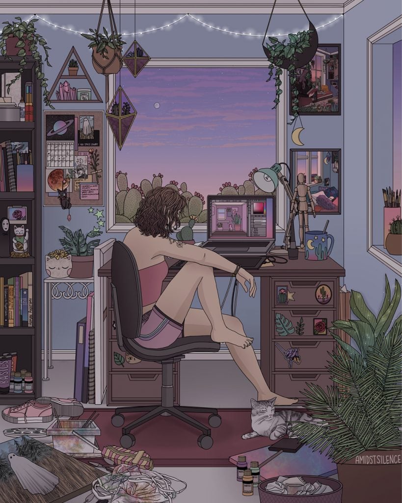 Kelsey Smith ilustra el universo que hay dentro de las habitaciones de sus protagonistas 5