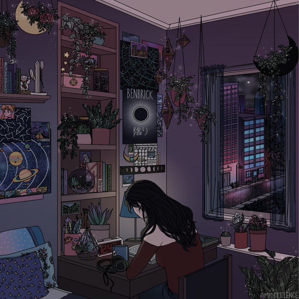 Kelsey Smith ilustra el universo que hay dentro de las habitaciones de sus protagonistas 6