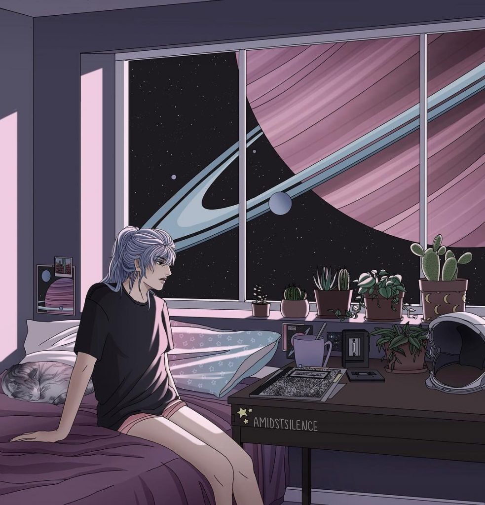 Kelsey Smith ilustra el universo que hay dentro de las habitaciones de sus protagonistas 7