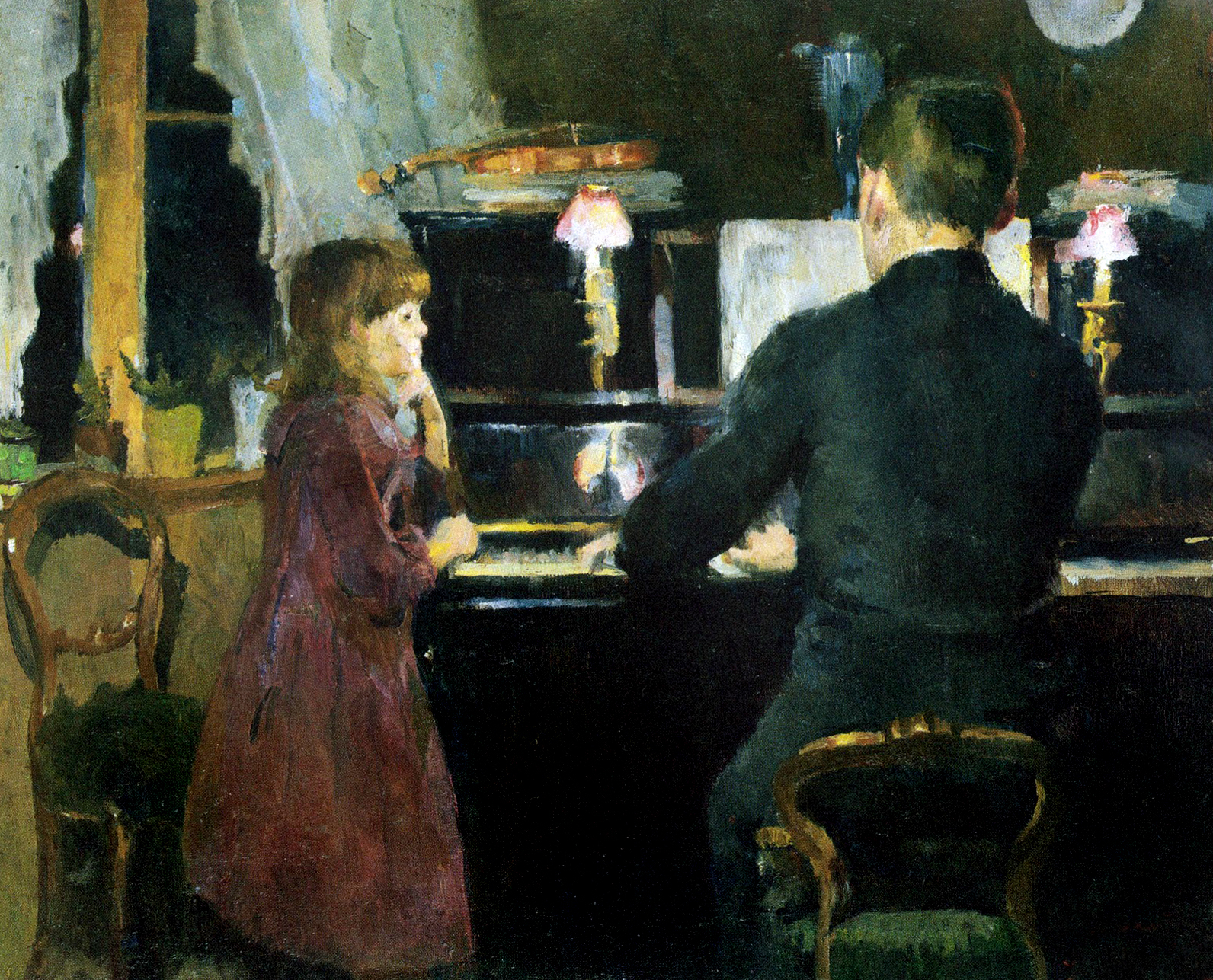 impresionismo harriet backer la clase de musica