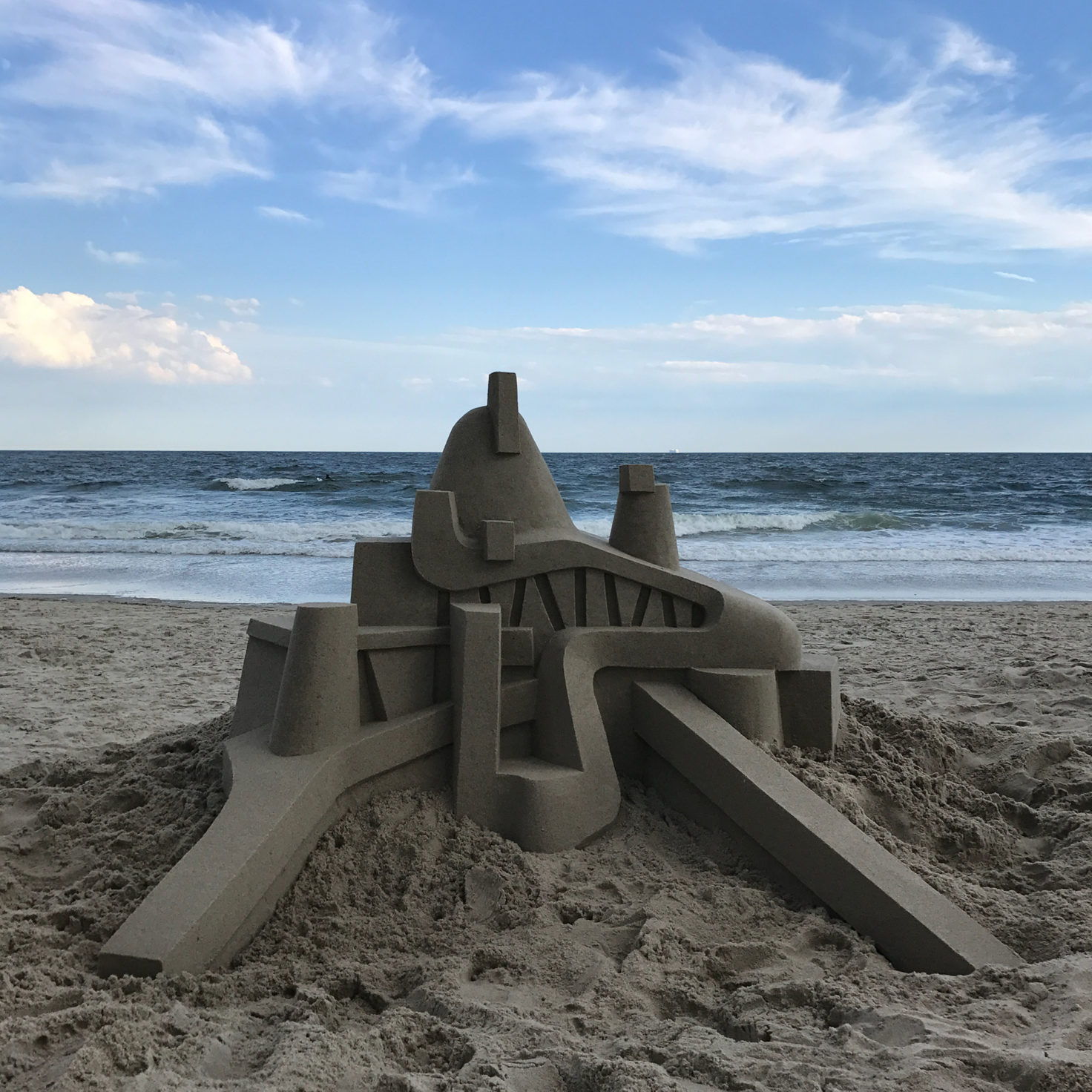Los castillos de arena geometricos y vanguardistas de Calvin Seibert 7