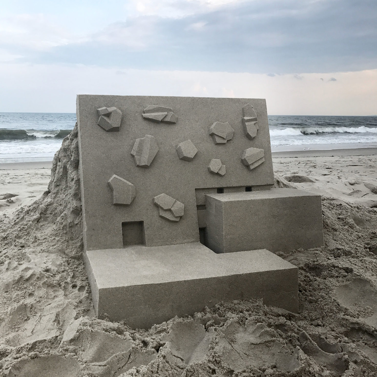 Los castillos de arena geometricos y vanguardistas de Calvin Seibert 8