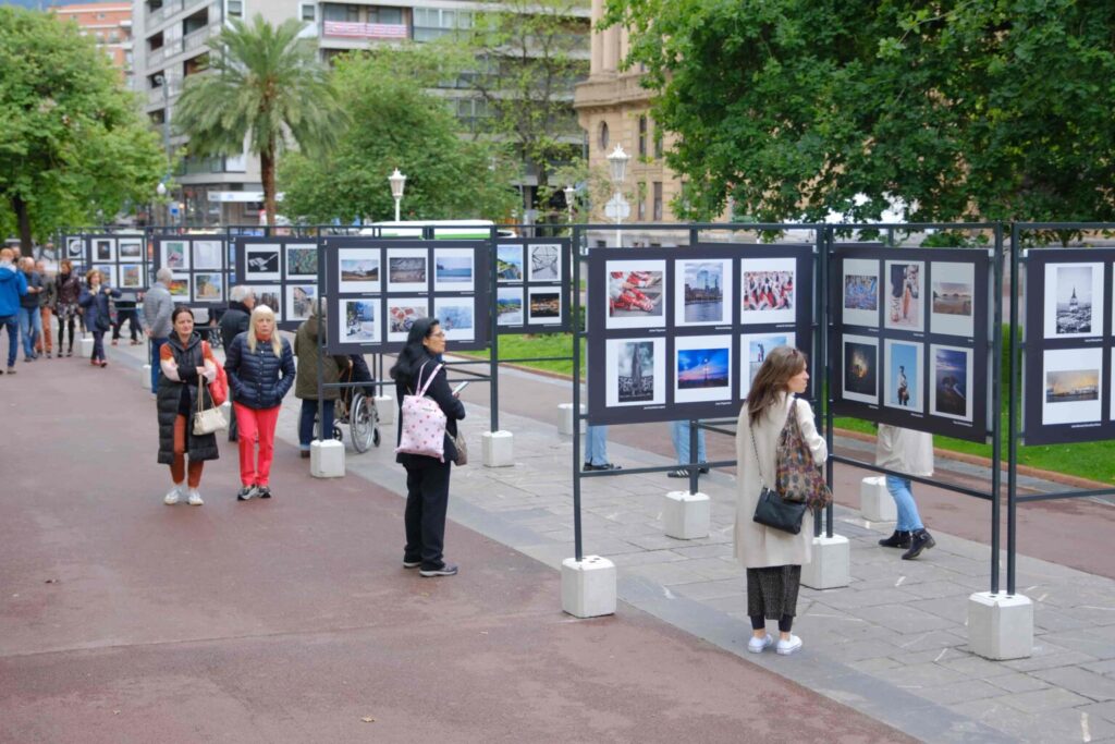 Fotografía de exposición de Cultura Inquieta en Bilbao.